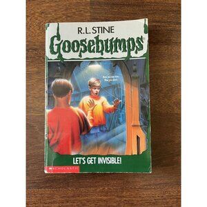 Goosebumps #6 Let’s Get Invisible! R.L. Stine 1st Scholastic Print 1993 Vintage